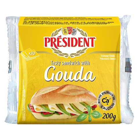 總統牌高達片裝芝士 200克