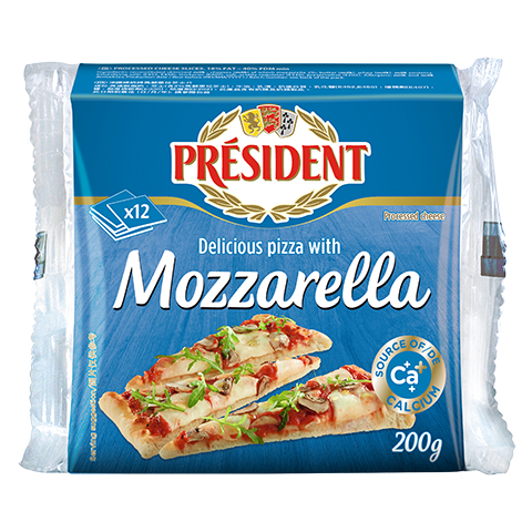 總統牌馬蘇里拉片裝芝士 200克