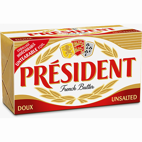 總統牌無鹽牛油 200克